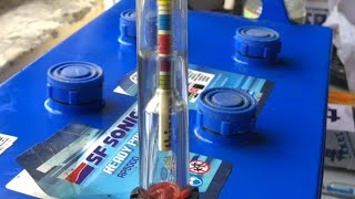 How to check specific gravity of battery using Hydrometer [upl. by Xanthus205]