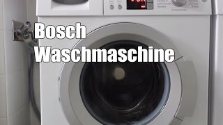 Bosch WAQ284A1 Waschmaschine Test [upl. by Akyre]