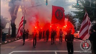 Ultras Kelantan  Gate H Boys  Corteo last game  Kelantan United vs Kelantan FC [upl. by Renzo187]