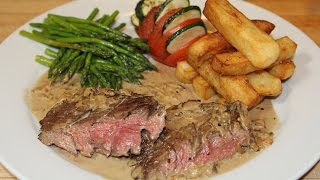 Bavette sauce roquefort [upl. by Sukramal]