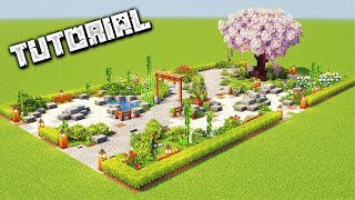 How to Build a Contemplation Garden  Minecraft Tutorial [upl. by Rinna811]