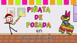 Juego de PIÑATA de POSADA en Power Point  Revienta la piñata  Miss Kathy Zukistrukis [upl. by Savell743]