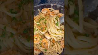 🦐🍝 The Easiest Linguini Garlic Scampi in 20 Minutes 🍋✨ [upl. by Stewardson227]