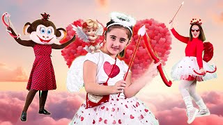 Going On A Cupid Hunt  Brain Break Songs for Kids  Happy Valentines [upl. by Ellyn283]