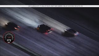 022224 Corvette tops 170 mph in LA freeway chase [upl. by Vlad320]