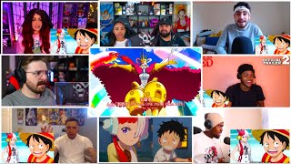 One Piece Film RED Trailer 2  Reaction mashup [upl. by Nelon]