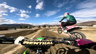 gopro Kawasaki kx450 fox raceway [upl. by Eiloj]