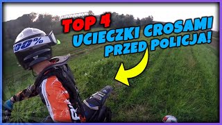 TOP 3 ucieczki MOTOCYKLISTĂ“W przed POLICJÄ„  police vs motorcycles  Ucieczka na pustym baku [upl. by Sirromed]