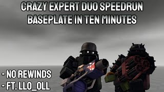 TDX  Insane Duo Expert Speedrun on Baseplate [upl. by Olympie]