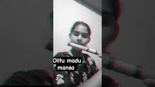 flute cover by Amulya olitu madu mansa song beautiful song like share comment and subscribe 💞🙏🏻 [upl. by Hiram]