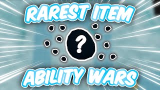 THE RAREST ITEM  Ability Wars [upl. by Spatola]