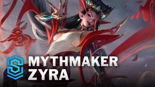 Mythmaker Zyra Skin Spotlight  League of Legends [upl. by Droffig]