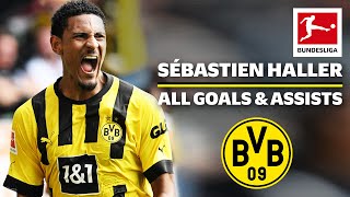 Sébastien Haller  All Goals amp Assists for Borussia Dortmund [upl. by Islean]