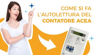 Come si fa lautolettura del contatore Acea [upl. by Jeff]