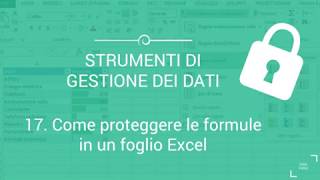 Come nascondere le formule contenute in un foglio di Excel  Excel Facile [upl. by Lanna622]