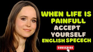 ENGLISH SPEECH  Accept Yourself ELLIOT PAGE [upl. by Heall]