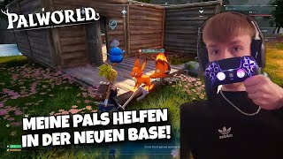 Meine ERSTEN PALS ARBEITEN🛠 in DER BASE😍 Palworld [upl. by Mainis]