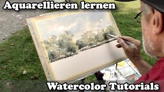 Aquarell quotEinfach malenquot  Aquarellieren mit Wolfgang Baxrainer [upl. by Enelym307]