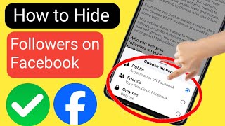 How To Hide Followers on Facebook iPhone amp Android l [upl. by Stringer]