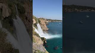 💙💙💙😍 Beautiful Duden Waterfall in Antalya [upl. by Ahsiekan]