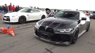 780HP BMW M4 G82 HPT vs 600HP Nissan GTR R35 SMP [upl. by Harle]