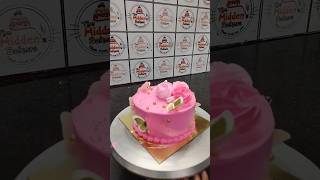 Pink with shortvideo cake cakedecorating cakedecoratingtutorials cakedesign trendingshorts c [upl. by Annawd]