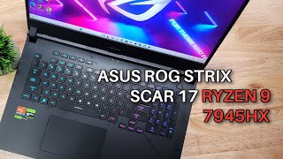 2023 ROG Strix G17 RTX 4070 R9 7845HX Review [upl. by Carvey]