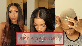 How I Really Wear My Wigs 5 Min Application  Take Down [upl. by Naeroled346]