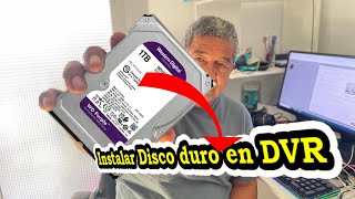 COMO INSTALAR DISCO DURO EN DVR [upl. by Clarissa]