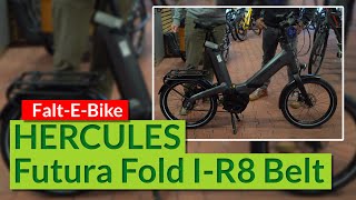 FaltEBike  Hercules Futura Fold IR8 Belt [upl. by Reibaj]