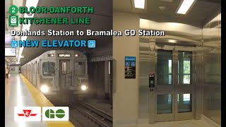 TTC amp GO Transit POV Walk Donlands Station to Bramalea GO Station Via Dundas West Station [upl. by Hube466]