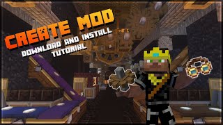 How to Install Minecraft Create Mod  Download and Install Tutorial [upl. by Gnet242]