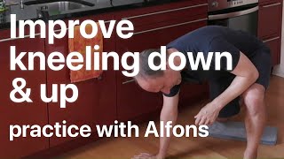 Kneeling down and standing up  Feldenkrais With Alfons [upl. by Pohsib]