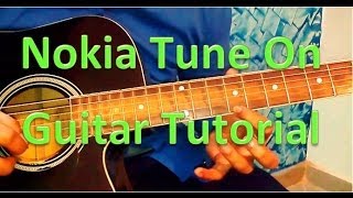 Nokia Tune Guitar Lesson Very Easy  Guitar Tabs Tutorial [upl. by Smeaj]