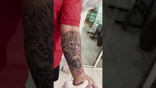 Lion Tattoo  Lion Portrait Tattoo  Warrior Tattoo Samurai Tattoo Forearm Tattoo [upl. by Pardner565]