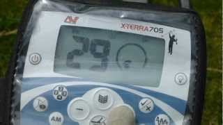 Metal detecting and setting up the Minelab XTerra 705 [upl. by Dicks]