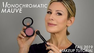 Monochromatic Mauve Fall Makeup Tutorial  Dominique Sachse [upl. by Aubry]