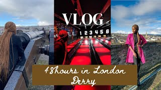 Northern Ireland Vlog Visiting My Sister Derry Walls UK Student Life [upl. by Etnuaed]