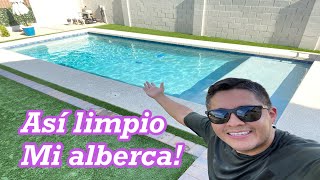 MI ALBERCA‼️ COMO LA MANTENGO LIMPIA⚠️ swimming pool LosRamiorozco [upl. by Adnilahs]