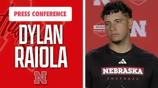 Nebraska Football QB Dylan Raiola UTEP post game comments I Nebraska Huskers I GBR [upl. by Neltiac]