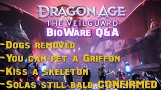 Dragon Age The Veilguard  BioWare QampA Discussion [upl. by Gaylor]