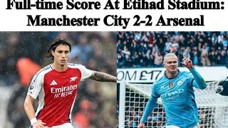 Manchester City 22 Arsenal  Premier League highlights [upl. by Anital]