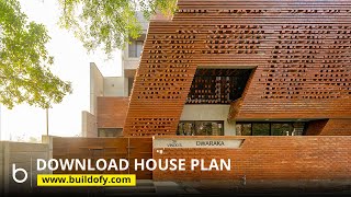 House with a Parametric Brick Facade in Coimbatore Tamil Nadu  Murali Architects Home Tour [upl. by Yoshio]