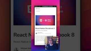 Storybook 8 для React Native [upl. by Konstance]