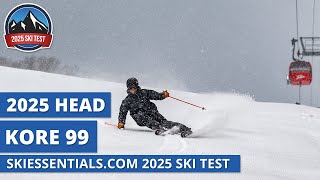 2025 Head Kore 99  SkiEssentialscom Ski Test Review [upl. by Aneehsar769]