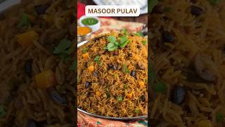 Dawoodi Bohra SpecialMasoor Pulav smbrecipes masoorpulao [upl. by Ahsatan]