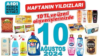 A101 10 AĞUSTOS 2024 İNDİRİM KATALOĞU  A101 İNDİRİMLERİ BU HAFTA GIDA DETERJAN İNDİRİMLERİ  A101 [upl. by Werd867]