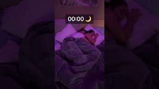 Time lapse of couples cuddling while sleeping at night 🥰 couple sleeping [upl. by Attinahs]