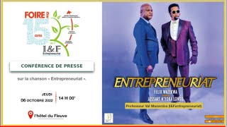 Conférence de Presse Entrepreneuriat de Felix Wazekwa et Jossart Nyoka Longo [upl. by Forkey]