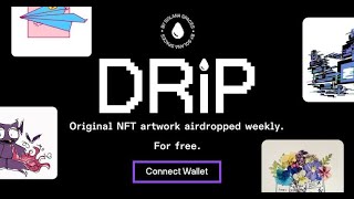 How to Get Nft Airdrops from Drip and Earn 5 to 200 Per week Hindi amp Urdu [upl. by Ecyac]